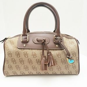Dooney &Bourke Brown Barrel Purse